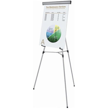 Mastervision Easel, Dspl, Lw, Slv BVCFLX09102MV